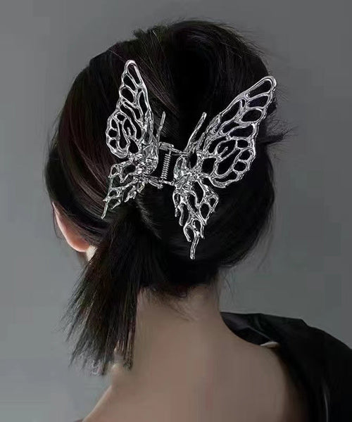 Luxury Hollow Out Metal Butterfly Hair Claw For Women Girls Geometric YI035 ABC