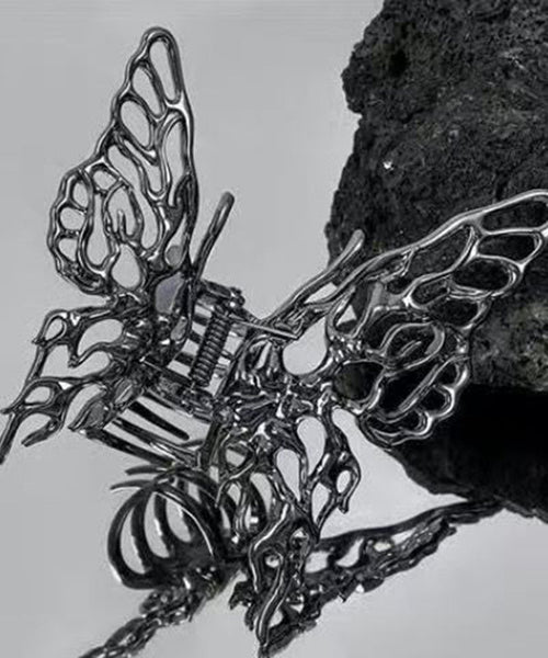 Luxury Hollow Out Metal Butterfly Hair Claw For Women Girls Geometric YI035 ABC