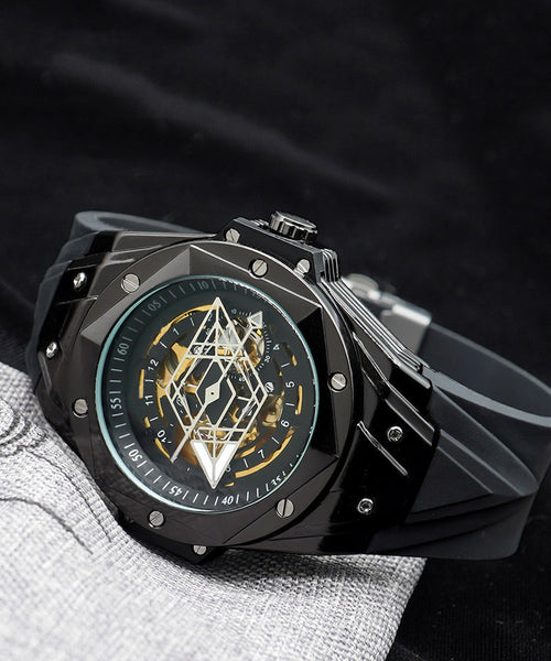 Glass Reinforced Men Rubber Silicone Fully Automatic Silk FashionChic
