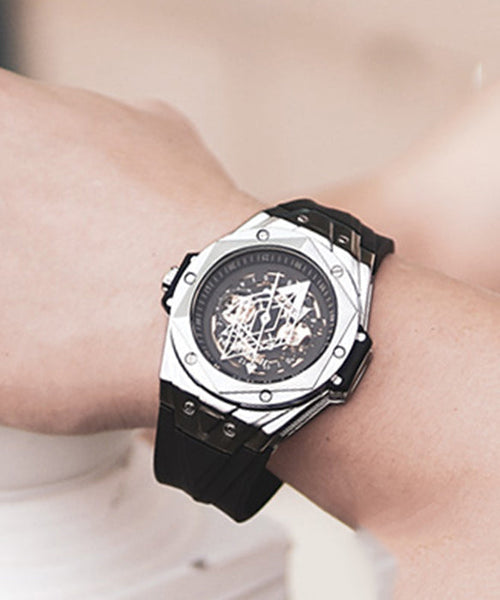 Glass Reinforced Men Rubber Silicone Fully Automatic Silk FashionChic