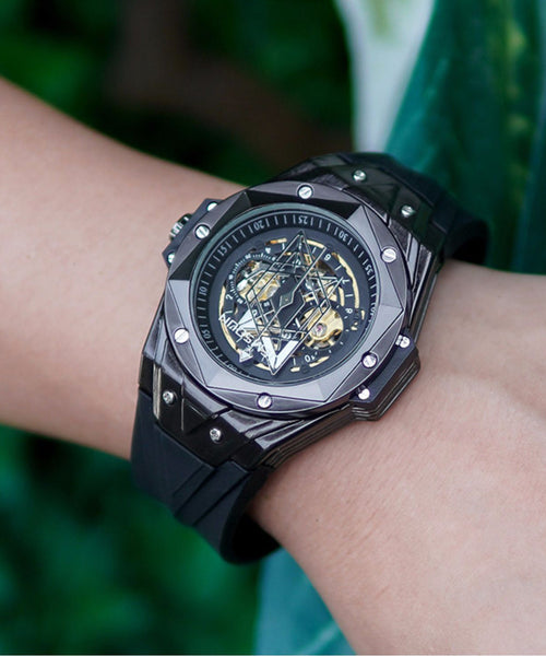 Glass Reinforced Men Rubber Silicone Fully Automatic Silk FashionChic