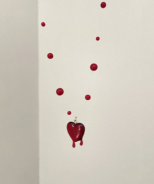 Necklace Love Modern Alloy Pendant Mulberry Beading FashionChic