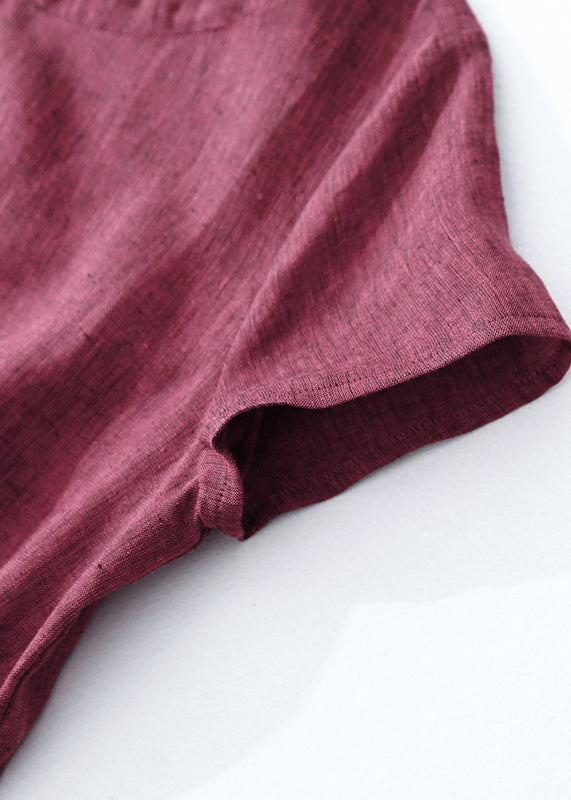 Long Linen Cinched Summer Dress Modern Mulberry FashionChic