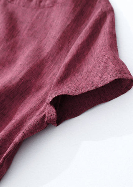 Long Linen Cinched Summer Dress Modern Mulberry FashionChic