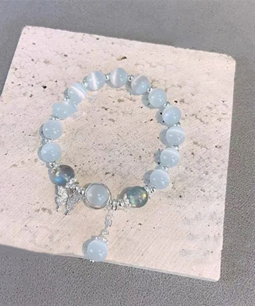 Silk Eye Charm Stone Modern Cat's Alloy Zircon Bracelet Butterfly FashionChic