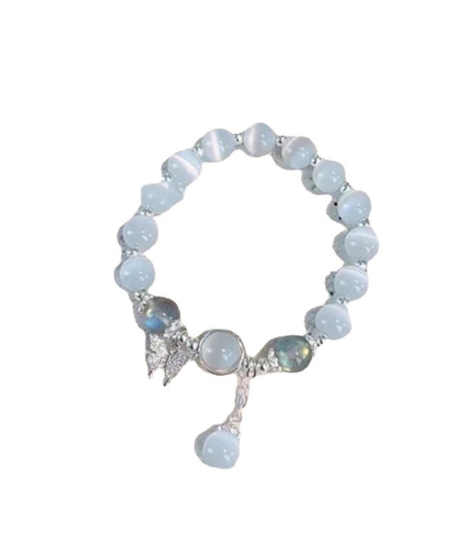 Silk Eye Charm Stone Modern Cat's Alloy Zircon Bracelet Butterfly FashionChic