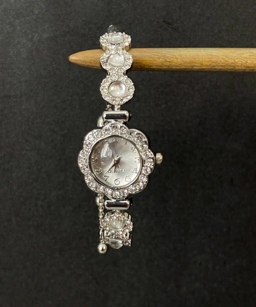 Modern Hardlex Alloy Silk Crystal Zircon Watches Tassel FashionChic