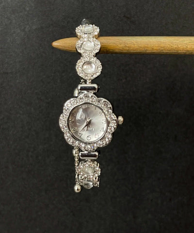 Modern Hardlex Alloy Silk Crystal Zircon Watches Tassel FashionChic