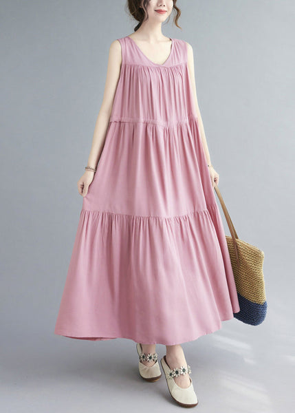 Natural Black Wrinkled Patchwork Long Dress Summer GH1016 Ada Fashion