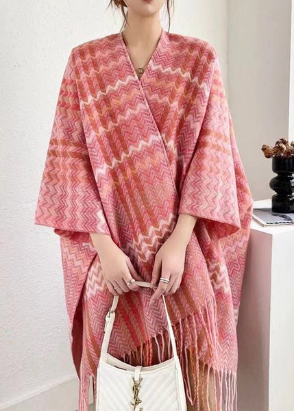 New Autumn And Winter Ethnic Style Black Coffee Tassel Shawl WO034 HS-NCT241109