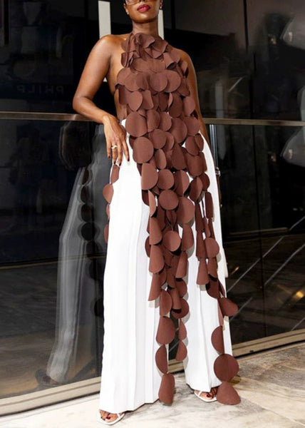 Nouveau haut asymétrique en coton noir à lacets, sans manches TL025