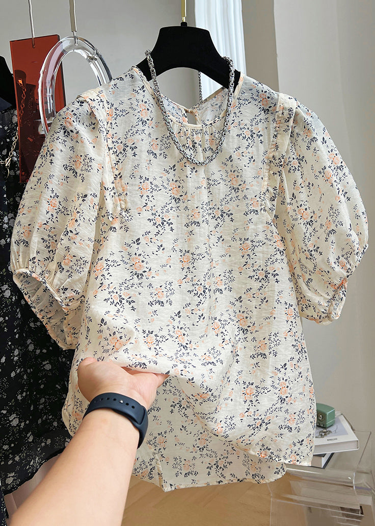 Print Cotton Black New Shirt Summer Button FashionChic