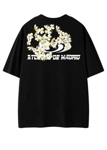 New Black Print Cozy Cotton Mens Tshirt Summer LK047 Men-Silk-MENT240630