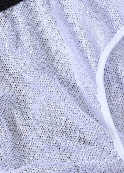 Shorts Up Mens Waist New Elastic Lace Summer Print Black Cotton FashionChic