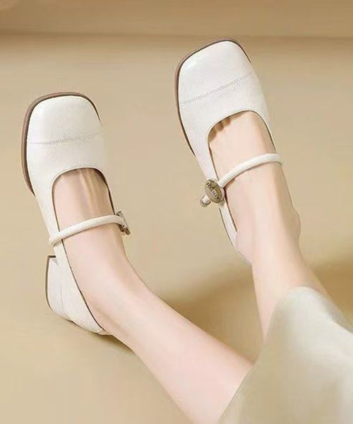 New Brown Faux Leather Loafer Shoes Splicing Buckle Strap YC018 ABC