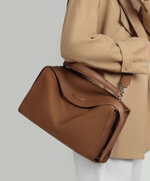 Durable Leather Doctor New Brown Bag Calf Solid FashionChic