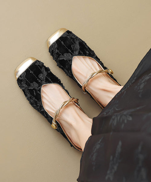 Ruffled New Apricot Style Cowhide Leather Chinese Fashion Print FashionChic