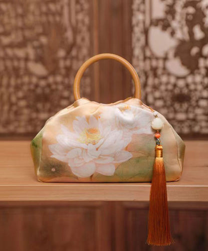 New Chinese Style Jade And Bamboo Design Women Handbag Ada Fashion