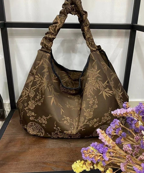 Chinese Style Coffee Bag Versatile Print New Shoulder FashionChic