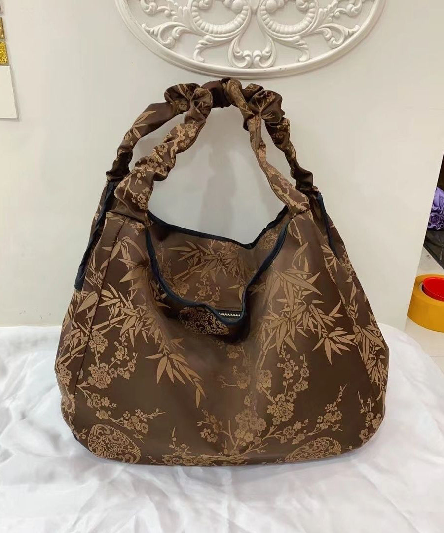 Chinese Style Coffee Bag Versatile Print New Shoulder FashionChic