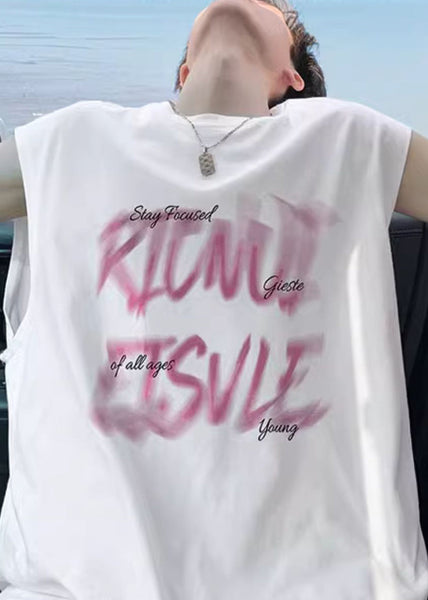 New Cotton Shirt Dark Men Summer Cozy T Gray Print FashionChic