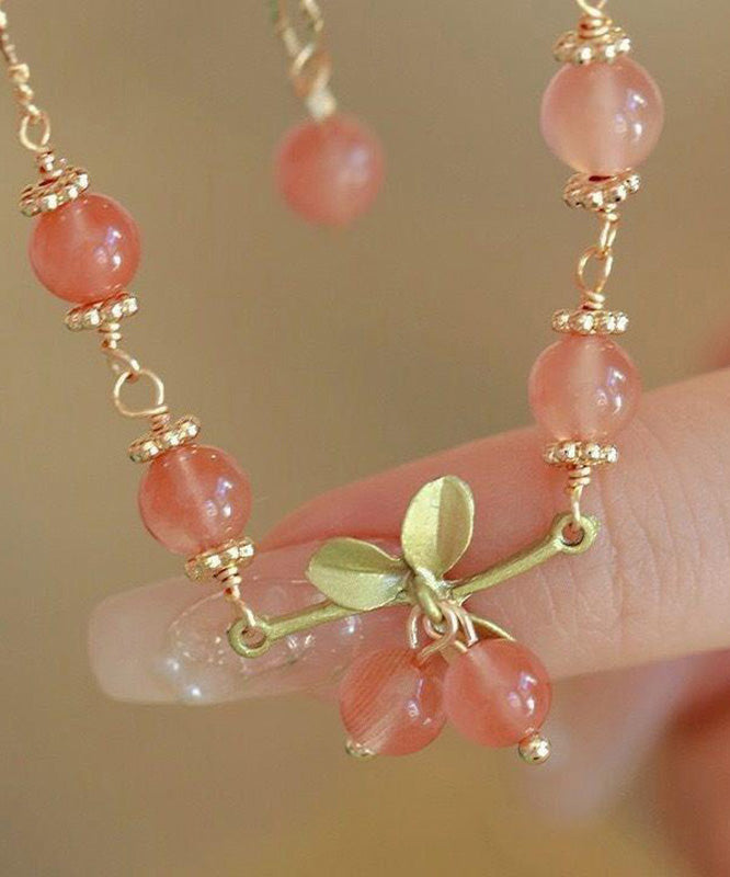 New Early Spring Sweet Cherry Brlet for Women Charm Bracelet Design YI036 ABC