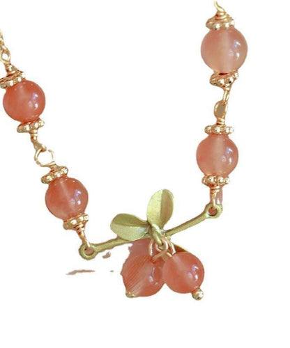 New Early Spring Sweet Cherry Brlet for Women Charm Bracelet Design YI036 ABC