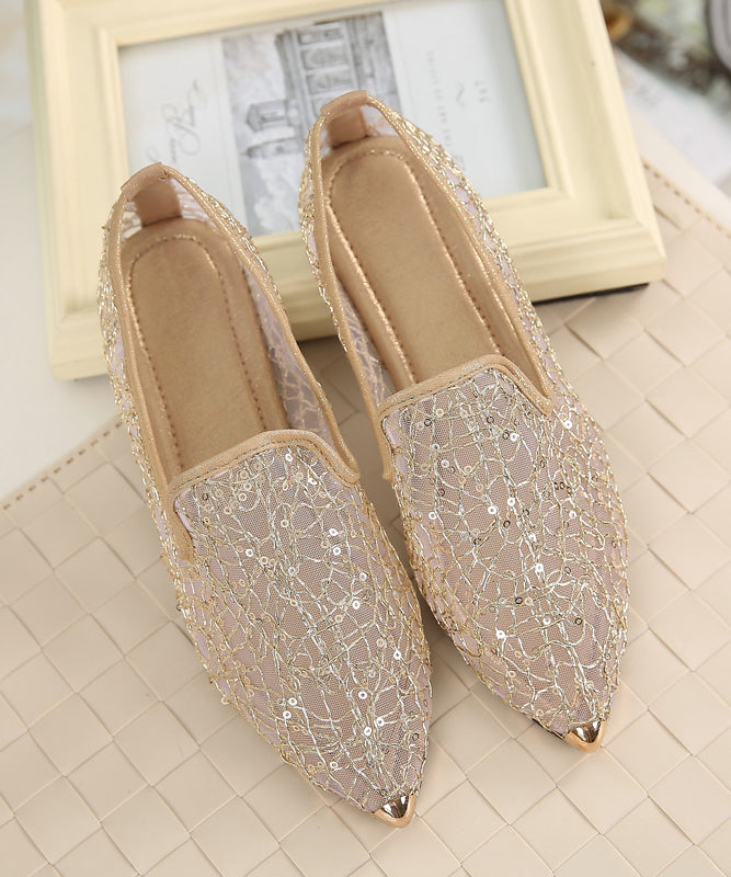 New Fashion Blue Breathable Hollow out Flat Shoes Pointed Toe XC1052 Ada Fashion