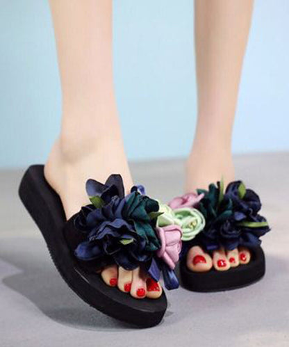 New Fashion Vacation Flower Beach Slide Sandals AP1041 shoe-LT240905