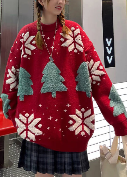 New Green O Neck Cozy Patchwork Knit Sweaters Men Fall QH036 MENSW241019