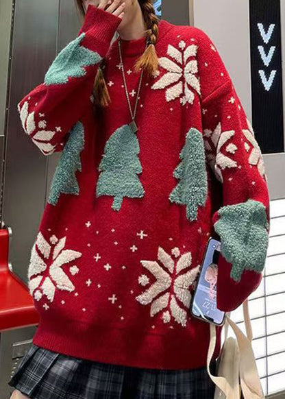 New Green O Neck Cozy Patchwork Knit Sweaters Men Fall QH036 MENSW241019