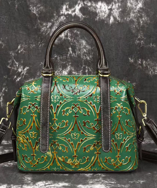 Embossed Vintage Silver Crossbody New Bag Handmade FashionChic