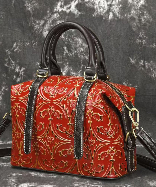 Embossed Vintage Silver Crossbody New Bag Handmade FashionChic