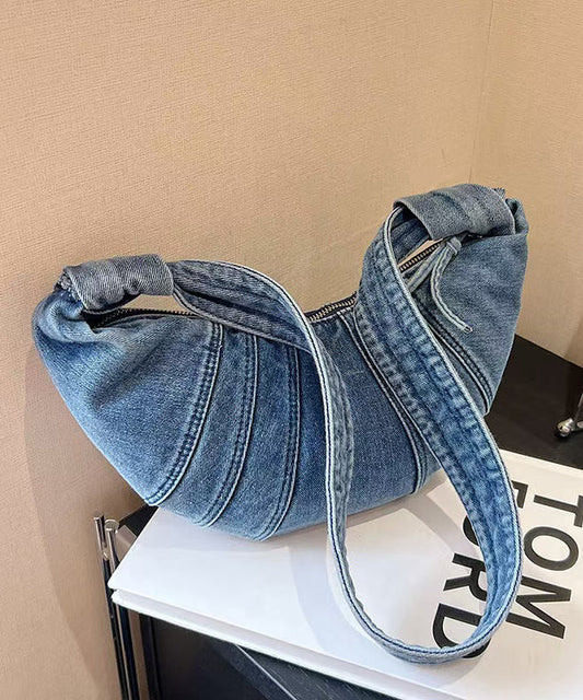 Japanese Blue Bag Versatile Light Denim Style Hobo New FashionChic