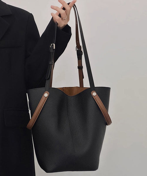 Bucket Capacity Minimalist Large New Bag Beige FashionChic