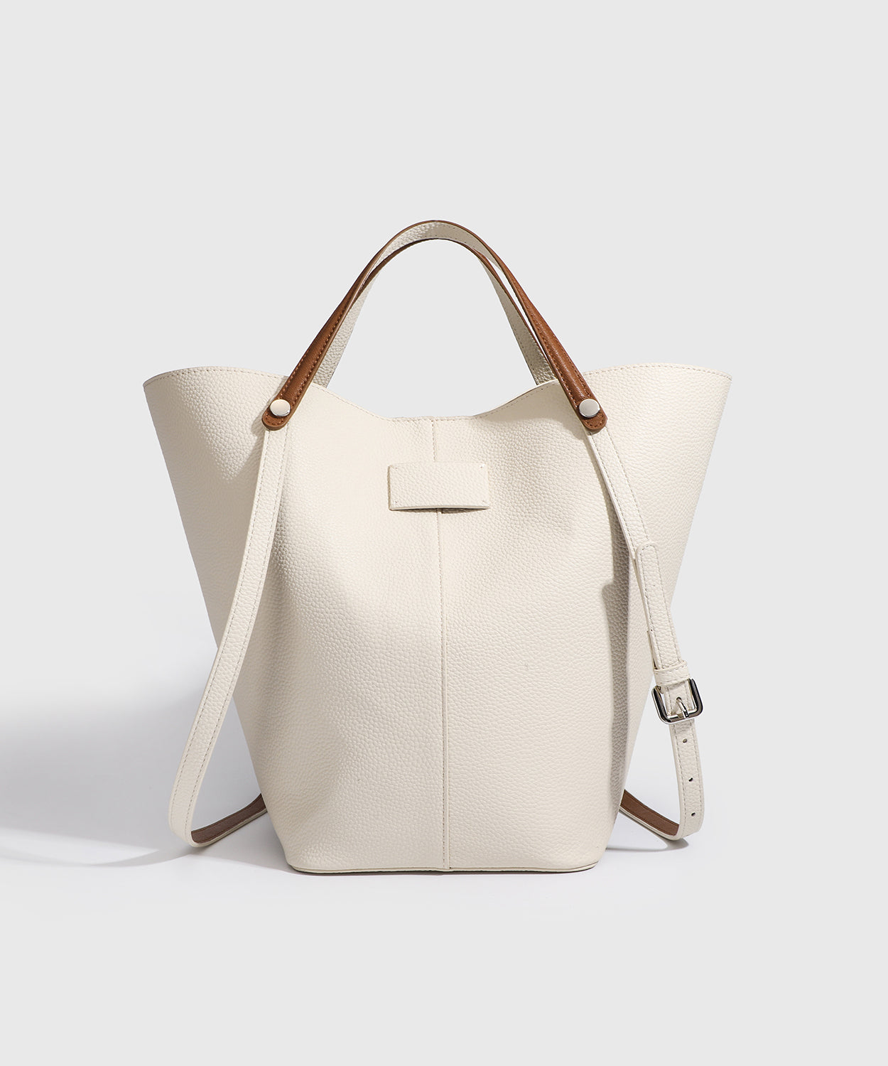 Bucket Capacity Minimalist Large New Bag Beige FashionChic