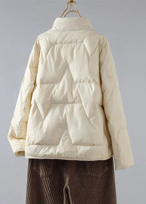 New Red Embroidered Pockets Cotton Filled Parka Winter QG026 OM-DJK241016