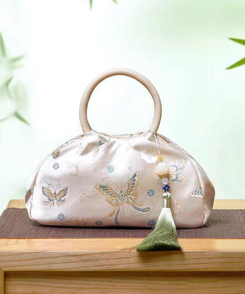 Jacquard Retro Tassel Tote New Versatile Bag FashionChic