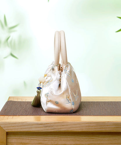 Jacquard Retro Tassel Tote New Versatile Bag FashionChic