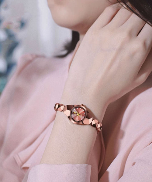 Quartz Waterproof Steel New Gold Watches Rose Movement Stainless FashionChic