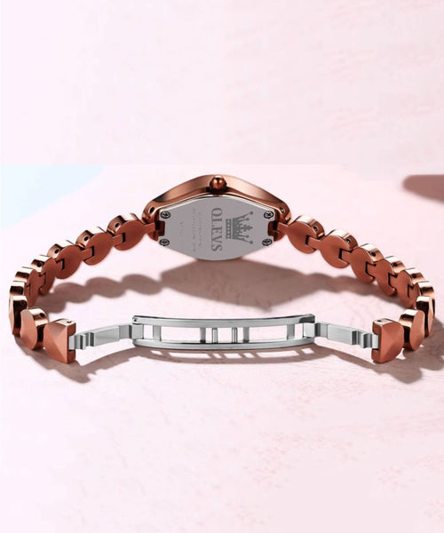 Quartz Waterproof Steel New Gold Watches Rose Movement Stainless FashionChic