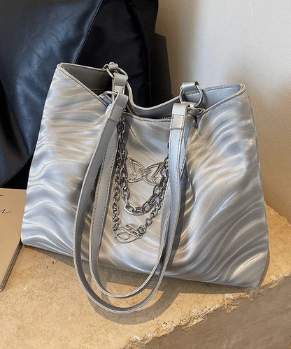 New Silver Versatile Chain Large Capacity Shoulder Bag HJ1008 Ada Fashion