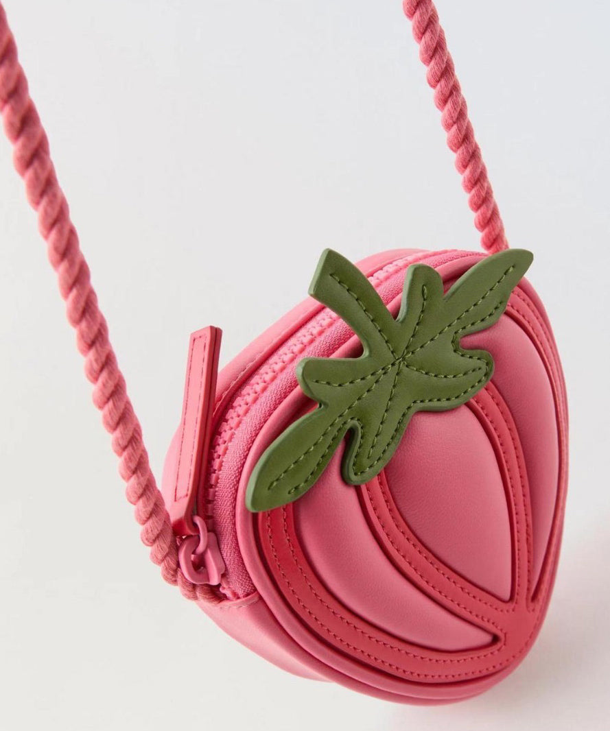 New Stylish Patchwork Strawberry Crossbody Bag IU023 Bag-BGS240803