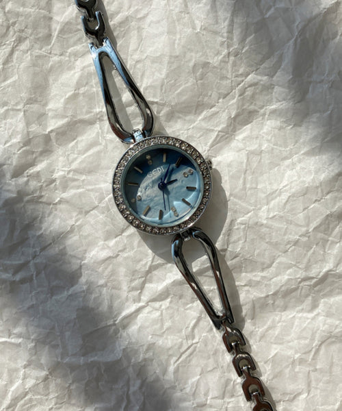 Zircon Watches Blue Quartz Alloy Movement Novelty FashionChic