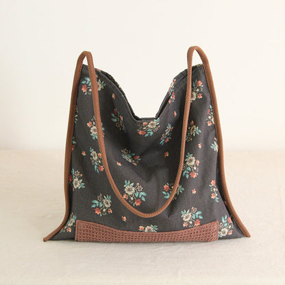 Niche Design Shoulder Canvas Bag Retro Style Bag OP1016 YYBB