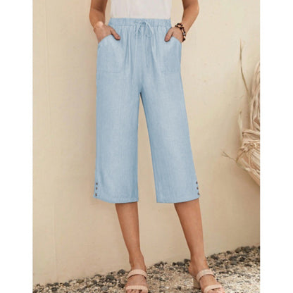 Loose Casual Plain Pants  QN65 Furdela