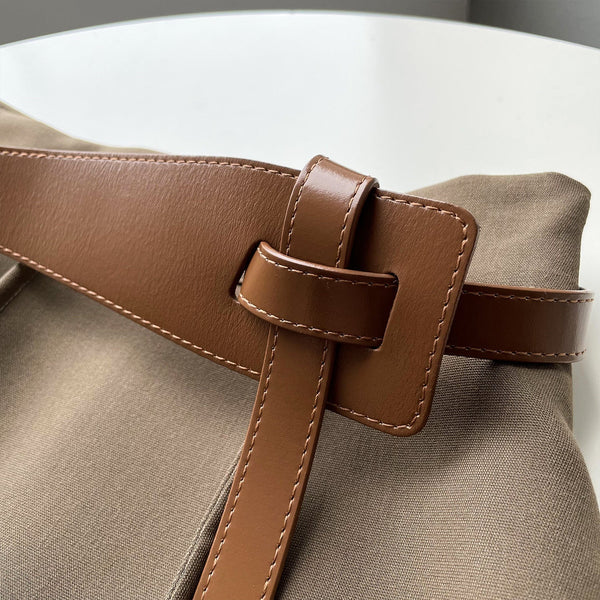 Temperament Pu Leather Personalized Knot Buckle Belt OP1020 YS