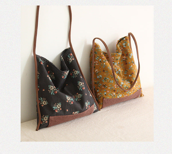 Niche Design Shoulder Canvas Bag Retro Style Bag OP1016 YYBB