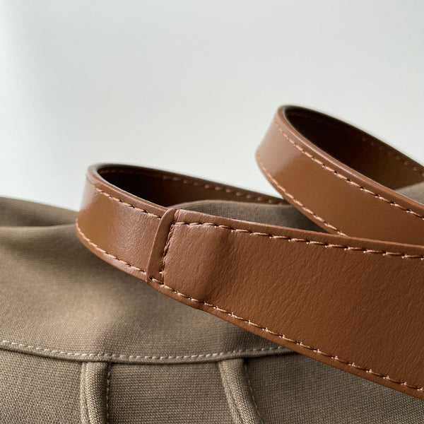 Temperament Pu Leather Personalized Knot Buckle Belt OP1020 YS