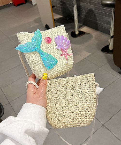 Ocean Mermaid Style Sequins Kids Messenger Bag IU011 Bag-BGS240803